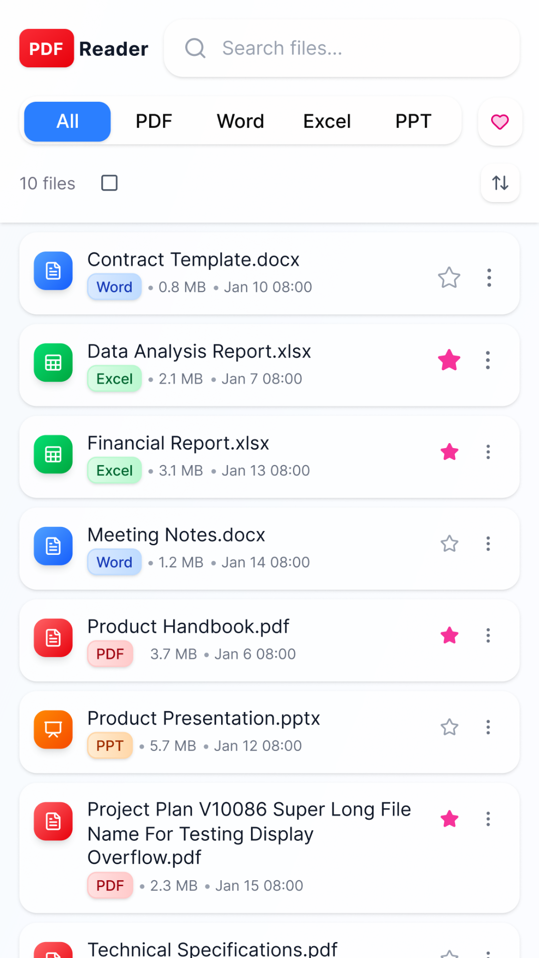 PDF Reading Interface